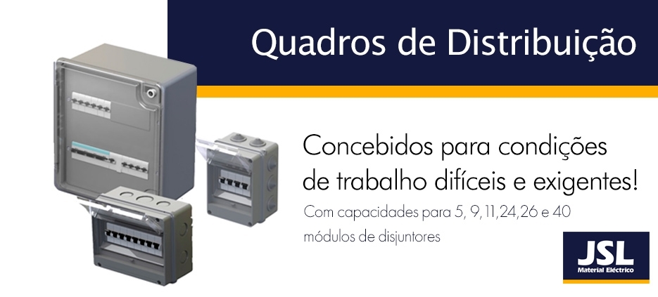 Quadros de distribuição da JSL