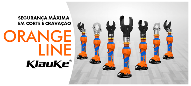 Orange Line da Klauke – Segurança máxima em corte e cravação